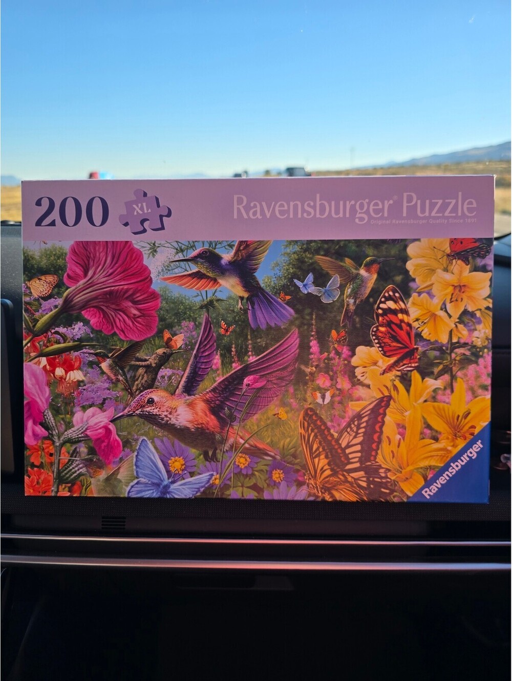 Ravensburger Hummingbirds & Butterflies 200 XL Piece Puzzle Steven Read Complete